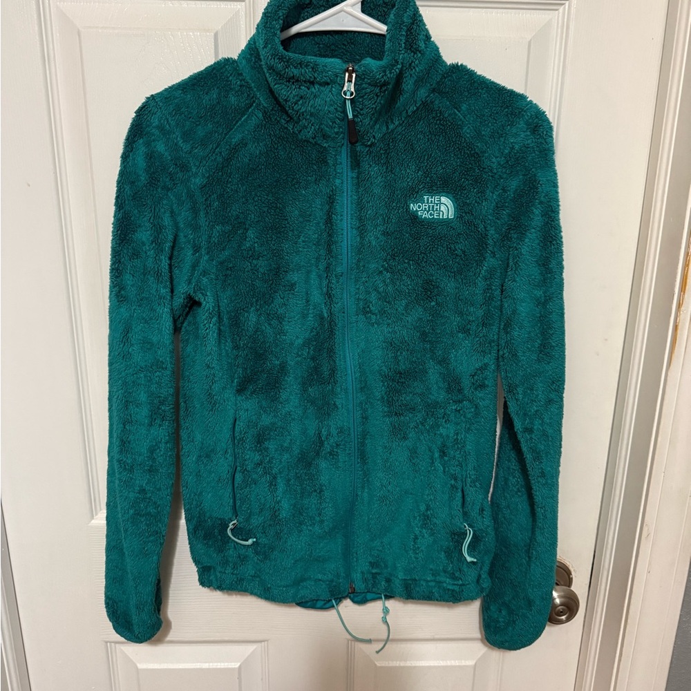 THE NORTH FACE Women’s Osito Jacket Full Zip Fleece Coat Teal Green XS